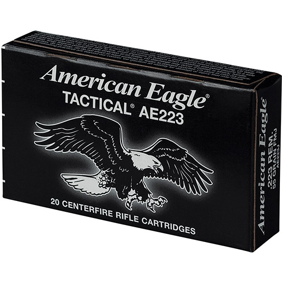 FED AMERICAN EAGLE 223REM 55GR FMJ BT 20/25 - Ammunition